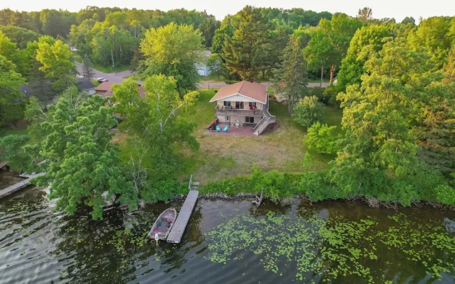 Lakefront Birchwood House w/ Deck + Fire Pit!