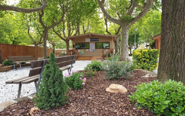 Holiday chalets on Camping River Village