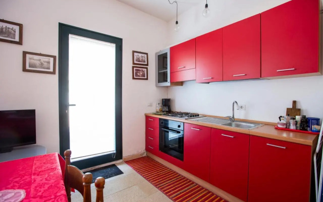 Red flat