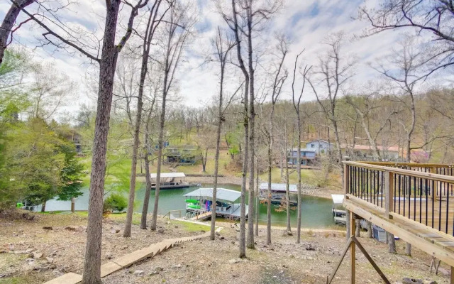 Dock & Furnished Deck: Lakefront Gravois Mills Gem