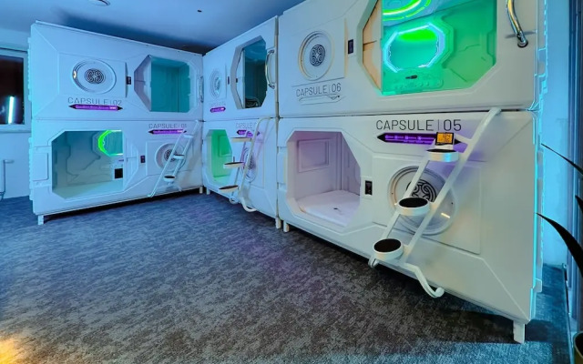UBPOD capsule hotel in Mongolia