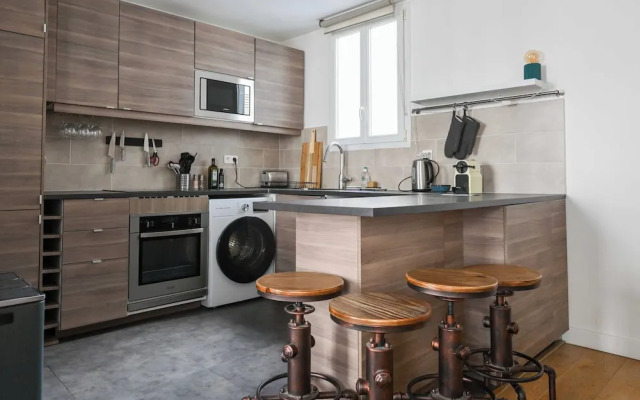Modern Apartment - 2br-4p- Canal Saint-martin