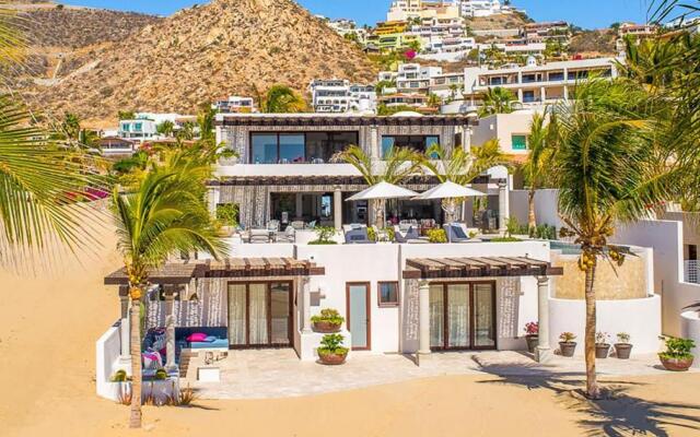 Spectacular 3-Story Beachfront Villa with a Huge Pool Patio