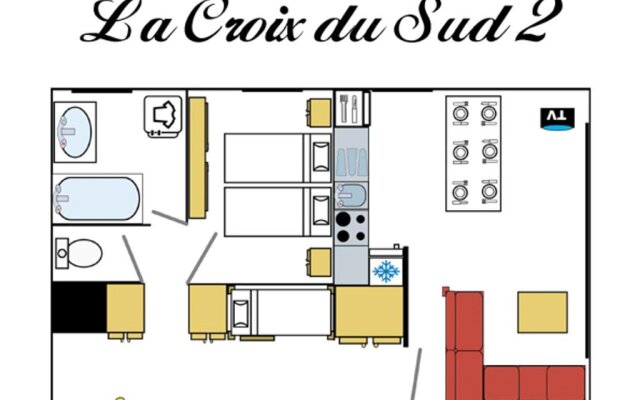 Appartement Val-d'Isère, 2 pièces, 6 personnes - FR-1-519-11