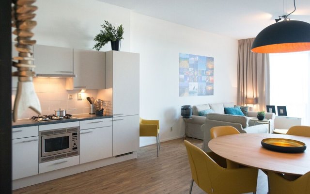 Modern apartment in the Scheveningen harbor