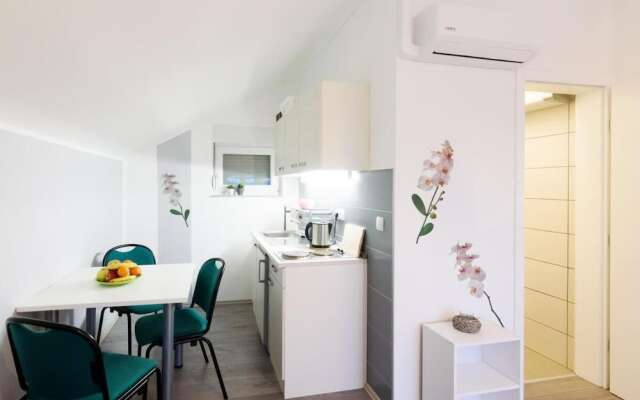 Studio Apartment With Balcony Near Beach Apartmani Orhideja