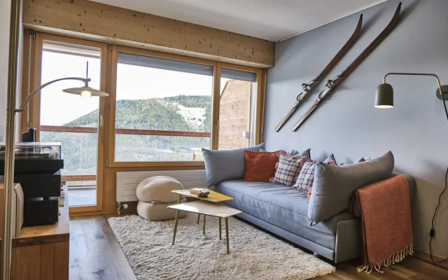 Cosy Apartment in the Centre of Town With Views and Parking – Guest Rooms – La Tzoumaz