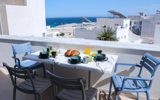 Duplex Avec Terrasse vue mer et Ville Pieds Dans l eau