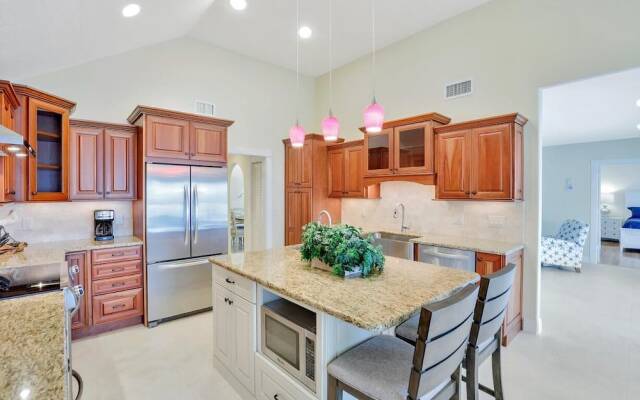 Waterfront Home With Pool and Foosball Table