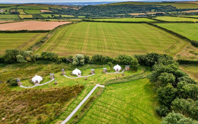 Bell Tent Near North Devon Beaches, No Deposit