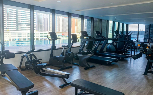 HomesGetaway Cozy 1BR in Binghatti Canal