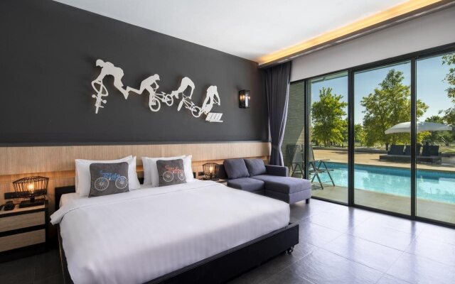 The VELO'S hotel and BMX Pump Track