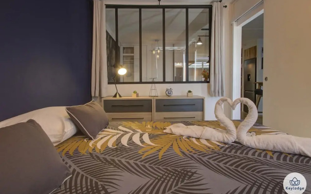 T2 Black and Wood - 45m2- 5min du centre