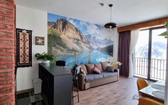 2-bedroom apartment with mountain view in New Gudauri
