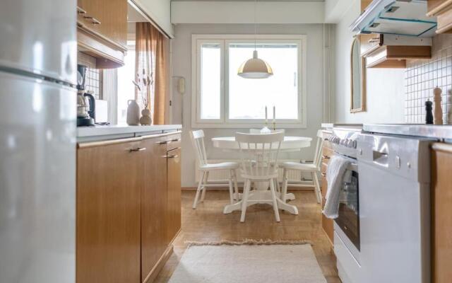 1br apartment in Leppävaara with balcony and sauna