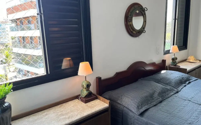 Riviera: M4 Giardino 44A, frente Praia, 4Dorms, 3Banh, 2Gar, Varanda Gourmet com Churrasqueira