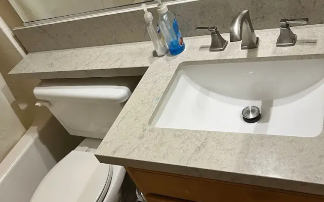 One Bedroom With its Full Bathroom