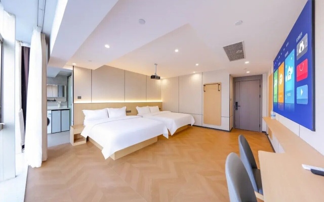 Paxin·High-Altitude City View Apartment (Canton Fair Complex Pazhou Subway Station Branch) – Guest Rooms – Guangzhou