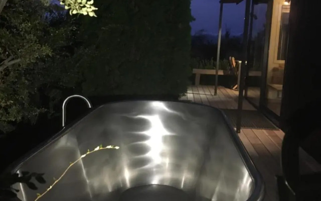 Black Beech House with Stunning Outdoor Bath