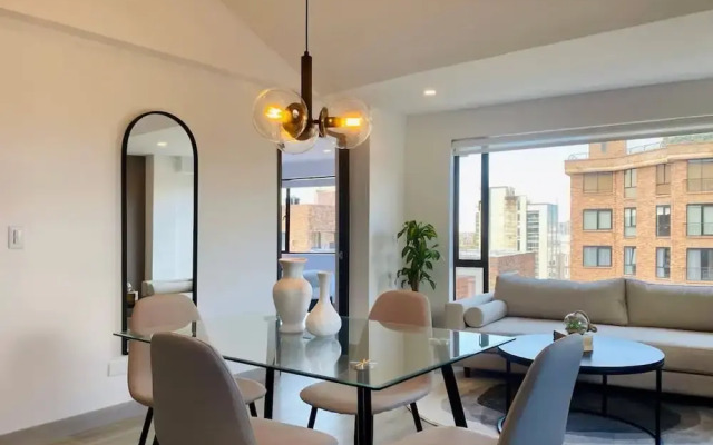 w Trendy 2BR w Spectacular View in Chapinero
