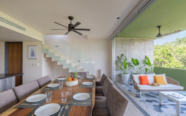 Villa Parota 3 BR Penthouse - Attha Cenote
