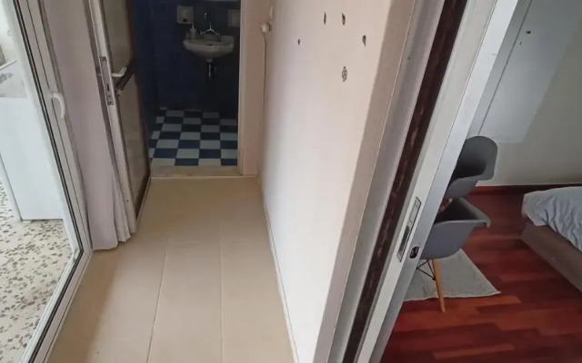 5th floor studio with views and a huge balcony