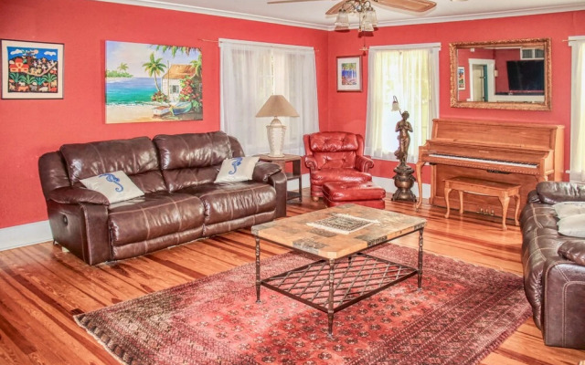 Shaded Beachtown Vacation Estate (102-22)