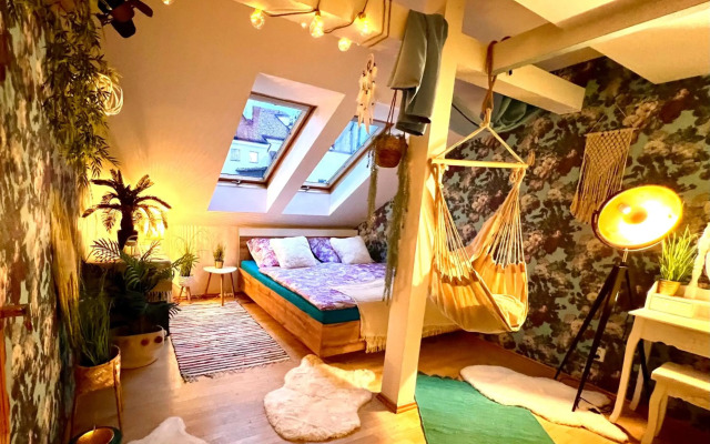 Duplex 2 with quiet terrace on Wenceslas Square