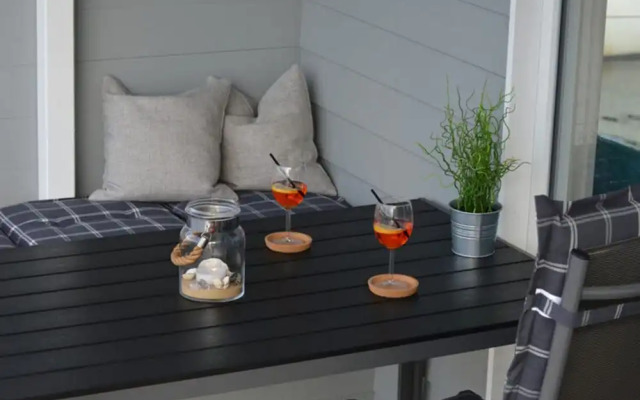 Houseboat Hecht in Egernsund at the Marina Minde