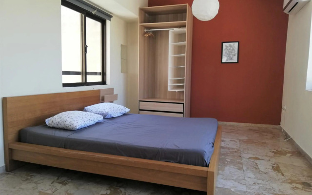 5th floor apartment with city view