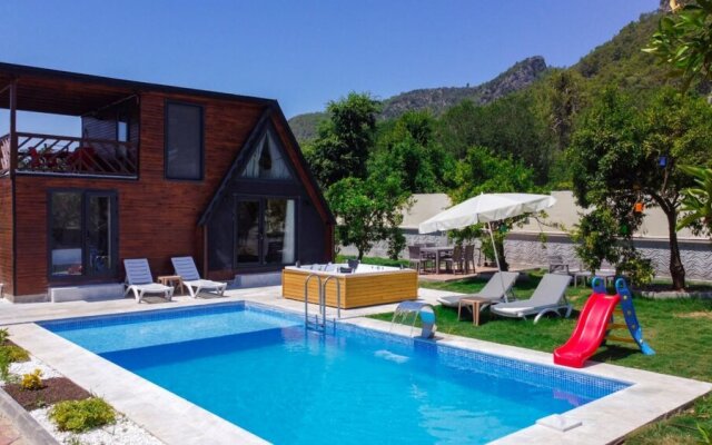 Villa With Pool Jacuzzi and Backyard in Inlice