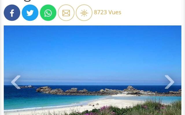 Appartement dans gîte vue mer et campagne