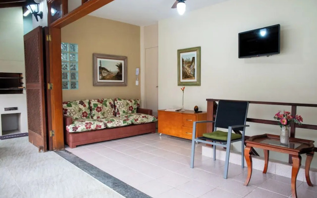 Cobertura com Churrasq e Piscina a 250m da Praia