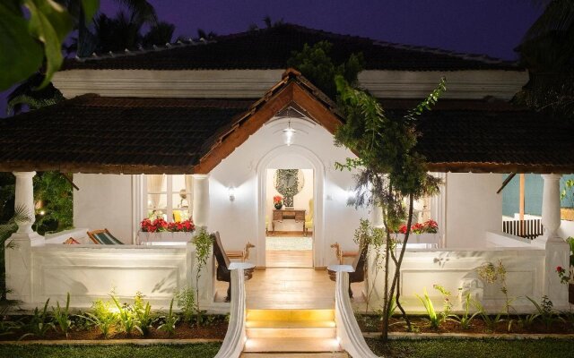 SaffronStays Amancio Bardez portugese style luxury pool villa in North Goa