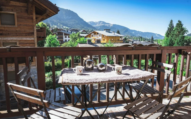 Pleasant 6p/2br Mountain Apartment - Megeve City Center