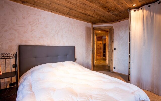 Bosset - Appartement, style chalet. Bien équipé avec cheminée.