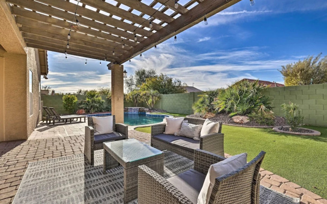 Sun-dappled Goodyear Home: Fire Pit, Pool, Patio