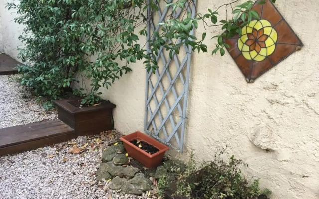 Romantic house - entrance to the medieval castle