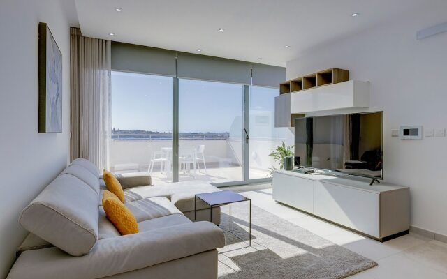 Superlative Penthouse With Valletta and Harbour Views