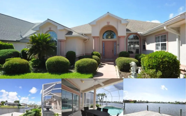 Canal Home w Heated Pool Dock