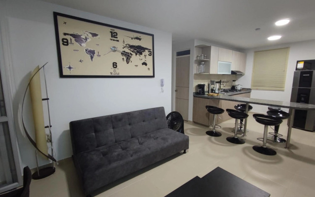 Hermoso apartamento con piscina (alberca).