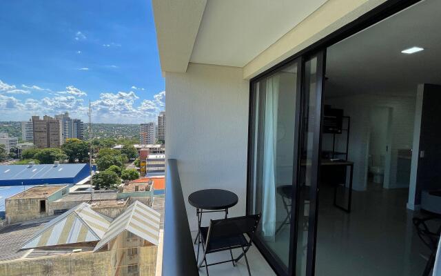 7seas - Lindo apt conceito aberto com VISTA INCRÍVEL