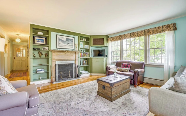 Ambient Manchester Village Apt w/ Deck & Pond!