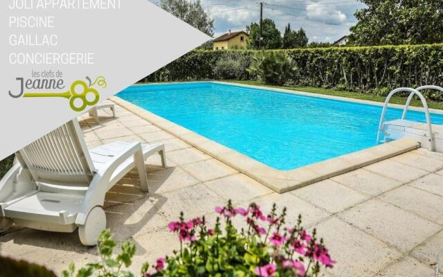JOLI APPARTEMENT - PISCINE - 68m2 - GAILLAC