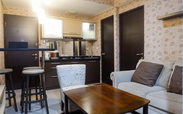 Minimalist 2BR Apartment at Tamansari Papilio