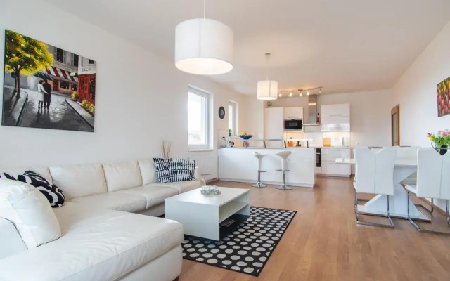 Prostorný 3 pokojový apartmán s dvěma terasami