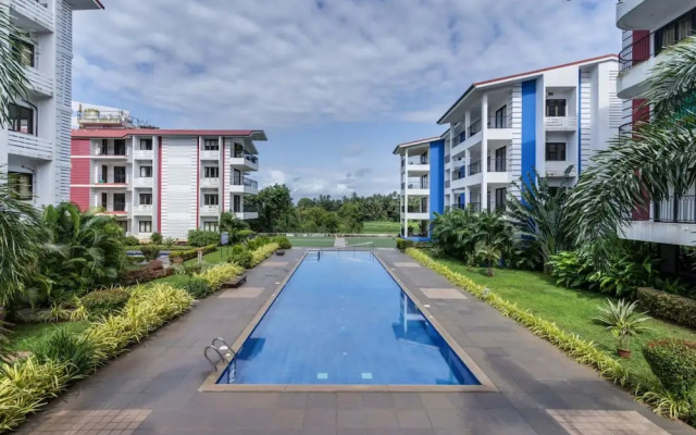 Premium 1BR in Calungute- Pool Sauna Near Beach