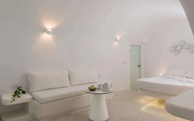 White Concept Caves