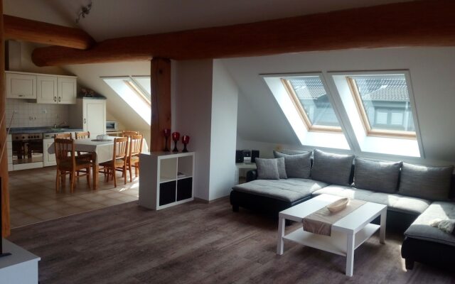 Quaint Attic Apartment in Borgerende with Terrace