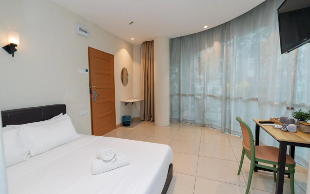 Swing and Pillows at PJ KD – Guest Rooms – Petaling Jaya